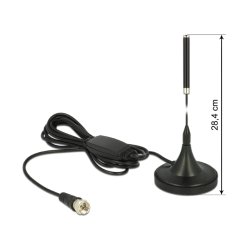DeLOCK 12413 network antenna Omni-directional antenna F-type 21 dBi