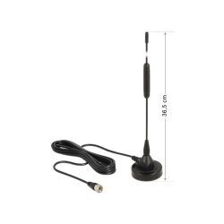 DeLOCK 12412 network antenna Omni-directional antenna F-type 0 dBi