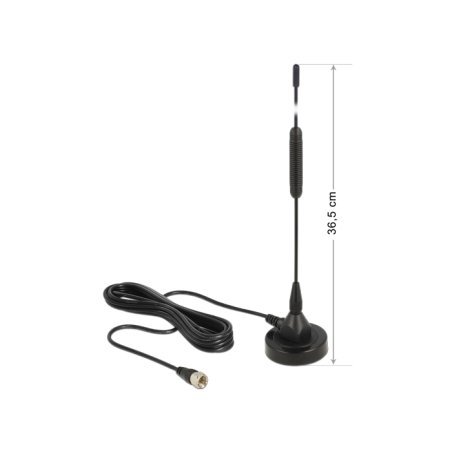 DeLOCK 12412 antenne Antenne omni-directionnelle Type F 0 dBi