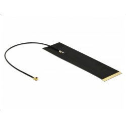 DELOCK LTE Antenne MHF I Stecker 1.9-3.9dBi 1.13 15cm FPC intern Klebemontage