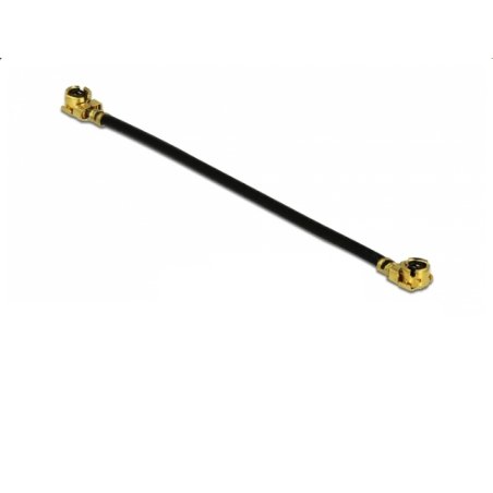DeLOCK 12605 coaxial cable 0.045 m MHF Black