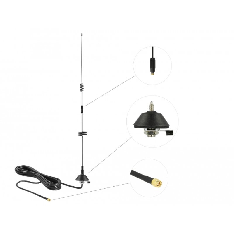 DeLOCK 12582 antenne Antenne omni-directionnelle SMA 7 dBi
