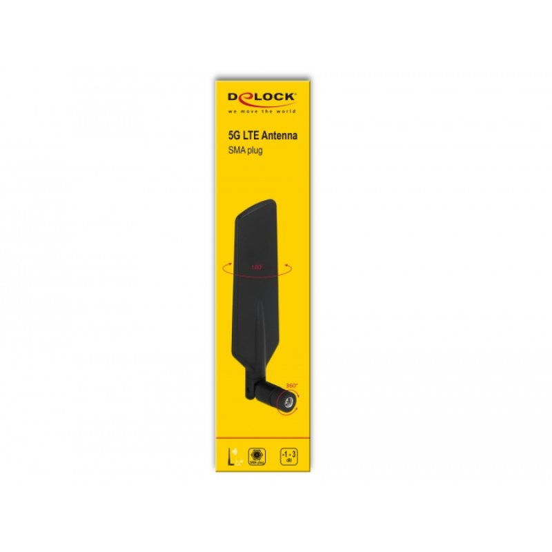 DeLOCK 12606 antenne Antenne omni-directionnelle SMA 3 dBi