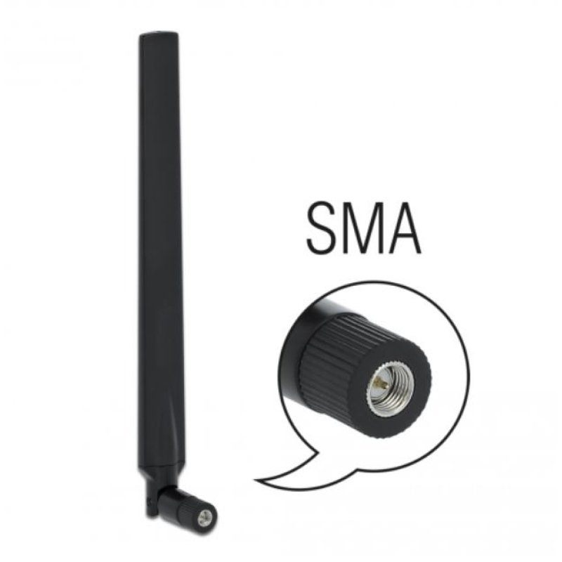 DeLOCK 12635 network antenna Omni-directional antenna SMA 2.3 dBi