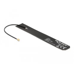 DELOCK 5G LTE Antenne MHF I kompatibler Stecker 0-4 dBi omnidirektional FPC