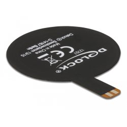 DELOCK NFC 13.56MHz Antenne SMT FPC rund intern schwarz Klebemontage