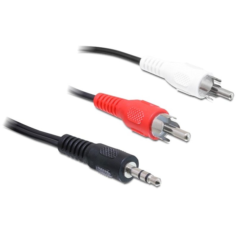 Audio Klinke 3,5mm- 2xCinch 3,0m