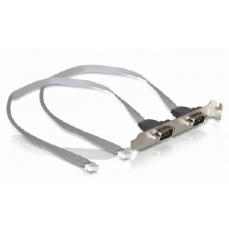 Slotblech - Seriell 2xPort 2mm Pinabstand