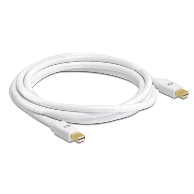 DeLOCK 1.5m Displayport mini M/M 1,5 m mini DisplayPort Blanc