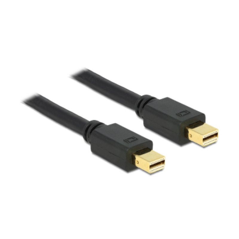 DeLOCK 83472 DisplayPort cable 0.5 m Mini DisplayPort Black