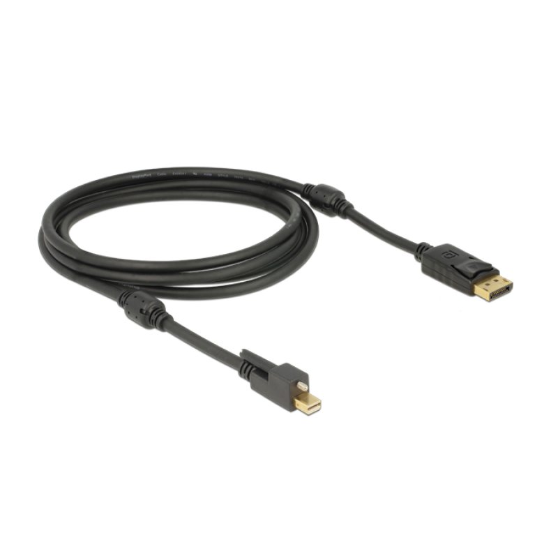 DeLOCK 83722 DisplayPort cable 2 m Mini DisplayPort Black