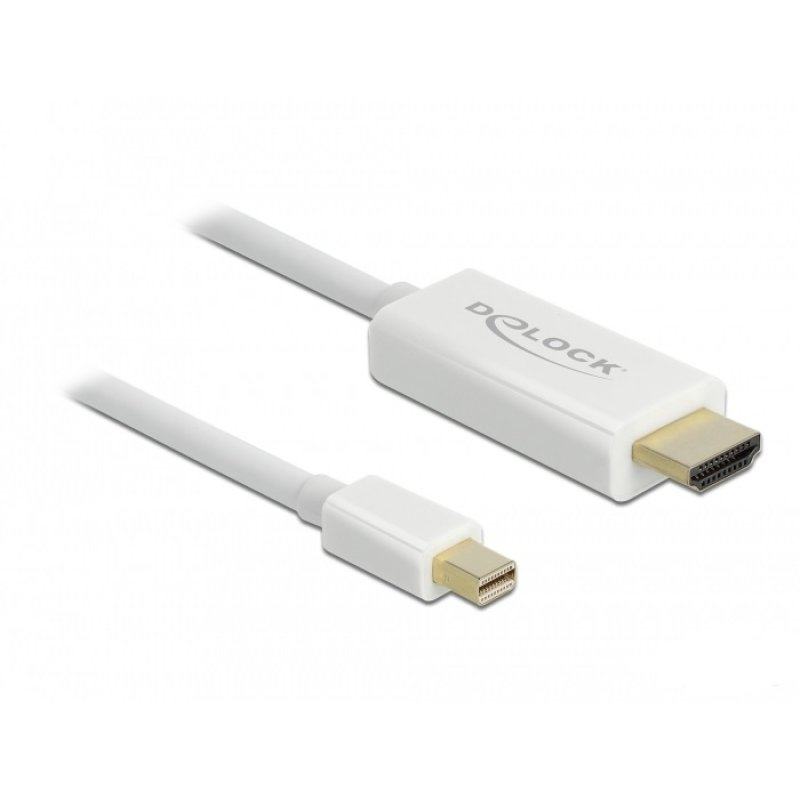 DeLOCK 83707 video cable adapter 2 m Mini DisplayPort HDMI White