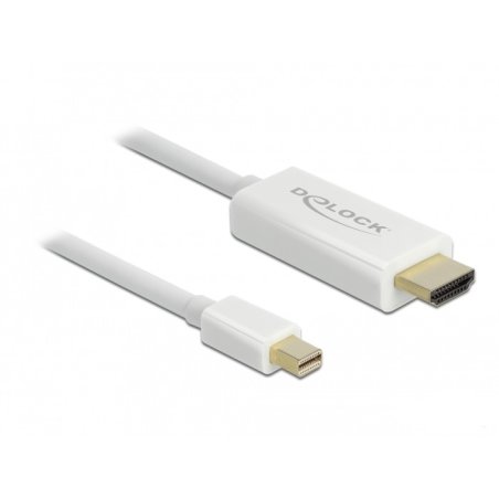 DeLOCK 83707 video cable adapter 2 m Mini DisplayPort HDMI White
