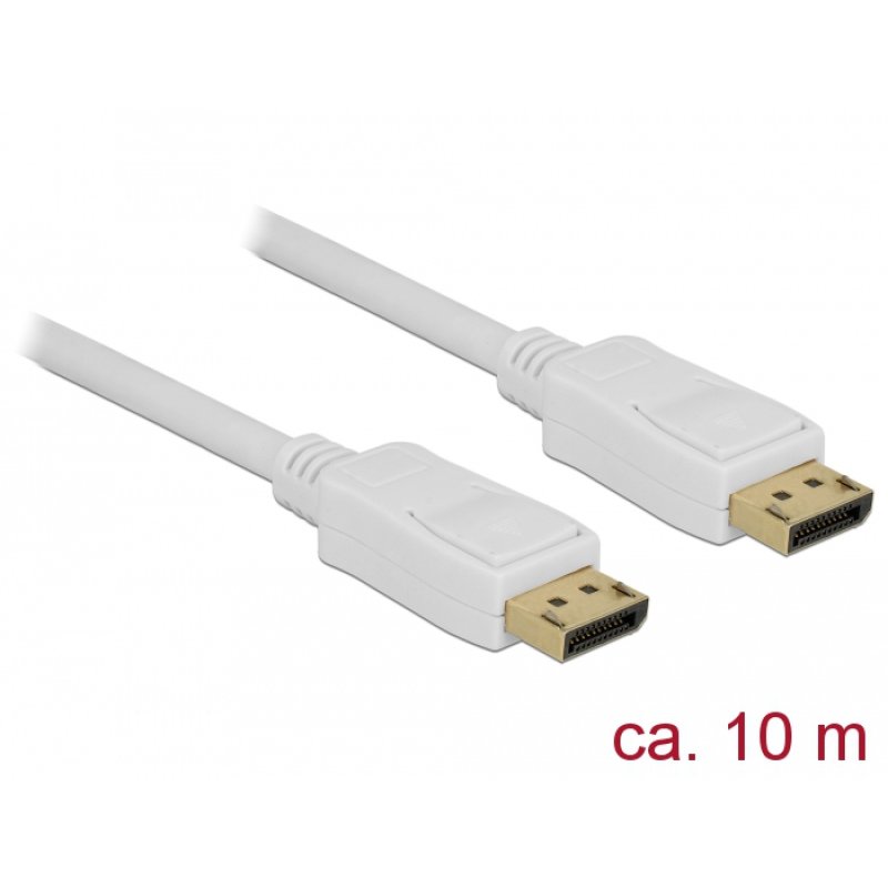 DELOCK Kabel Displayport 1.2 Stecker Displayport Stecker 4K 60 Hz 10 m