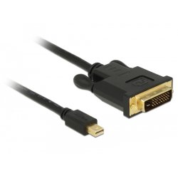 DeLOCK 83991 video cable adapter 5 m Mini DisplayPort DVI-D Black