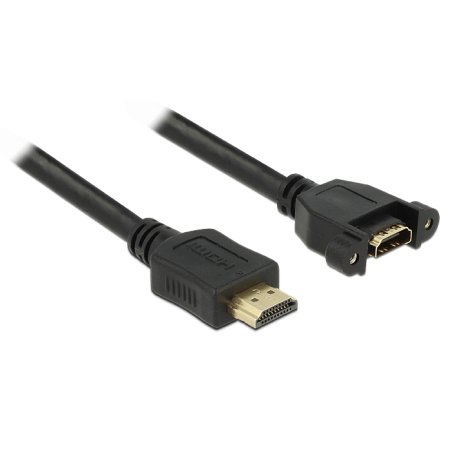DeLOCK 1m 2xHDMI HDMI cable HDMI Type A (Standard) Black
