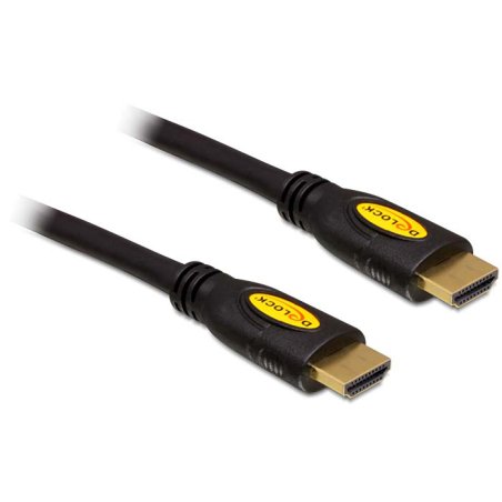 DELOCK Kabel High Speed HDMI mit Ethernet - HDMI-A Stecker HDMI-A Stecker 4K 0.5 m