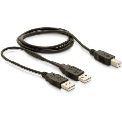 DELOCK Kabel USB 2.0 B - USB-A Power Power / Data