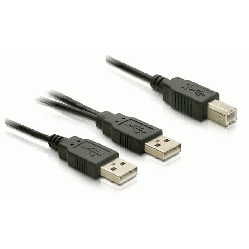 DeLOCK USB-B/USB-A Cable USB cable 1 m USB B USB A 0.48 Gbit/s Black
