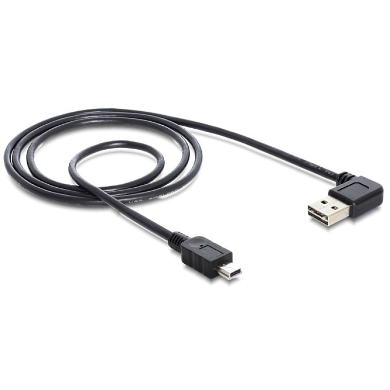 DeLOCK 1m USB 2.0 A - miniUSB m/m USB cable USB A Mini-USB A Black