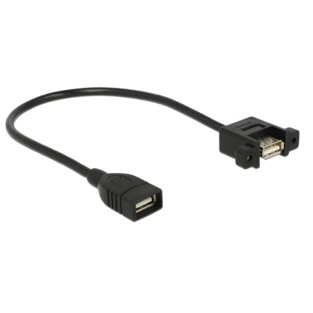 DELOCK Kabel USB 2.0 A Buchse USB 2.0 A Buchse zum Einbau 0.25 m