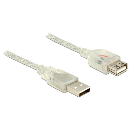 DeLOCK 83883 câble USB USB 2.0 2 m USB A 0,48 Gbit/s Transparent