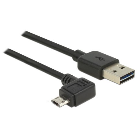 DeLOCK 83846 USB cable USB 2.0 1 m USB A Micro-USB B Black