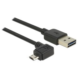 DeLOCK 83847 câble USB USB 2.0 0,5 m USB A Micro-USB B Noir