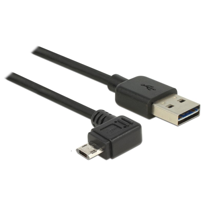 DeLOCK 83847 câble USB USB 2.0 0,5 m USB A Micro-USB B Noir