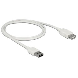 DeLOCK 85199 câble USB USB 2.0 1 m USB A 0,48 Gbit/s Blanc