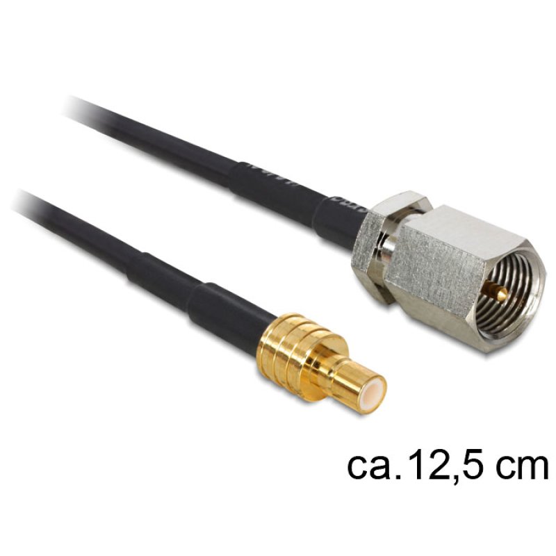 DELOCK HF Adapterkabel FME Stecker SMB Buchse 125mm