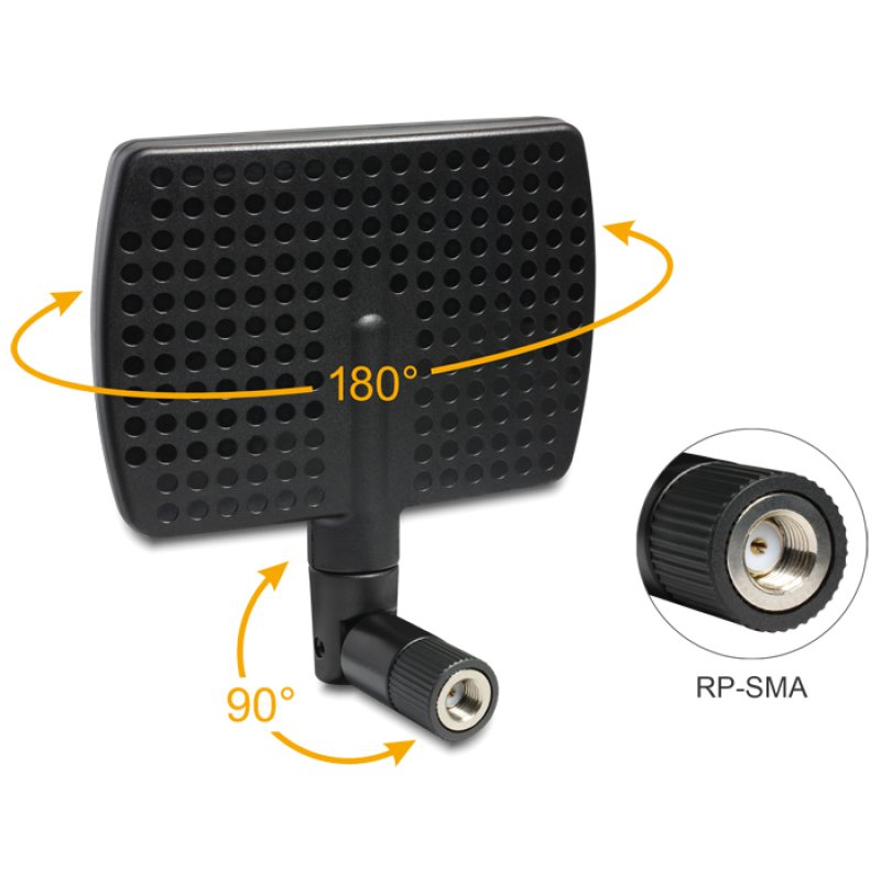 DeLOCK 88447 network antenna Directional antenna RP-SMA 7 dBi