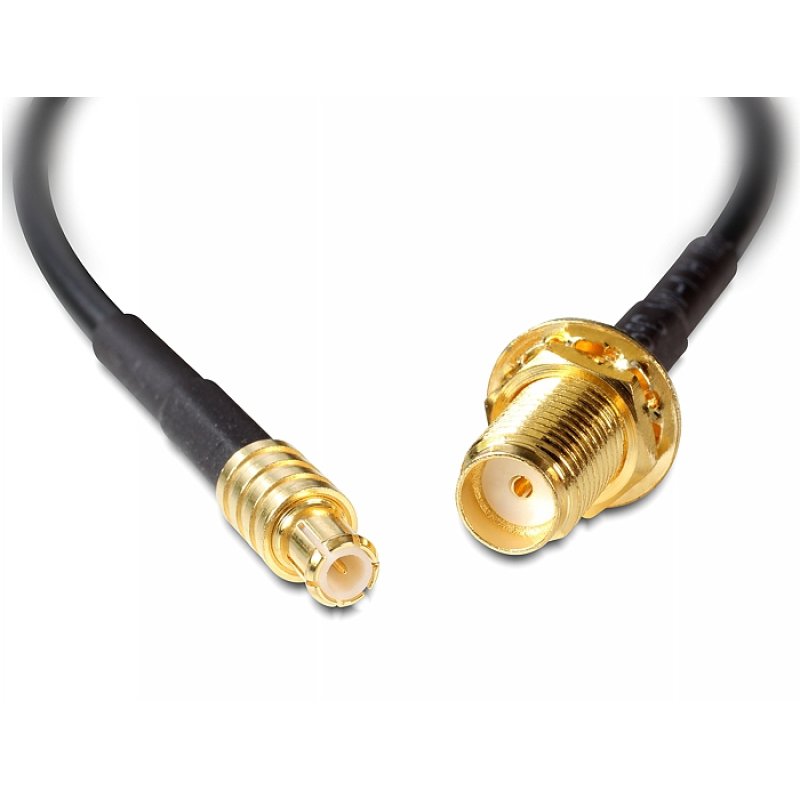 DeLOCK 88578 câble coaxial 0,2 m Noir