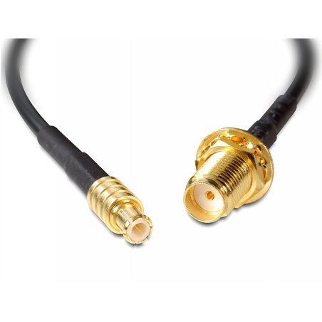 DeLOCK 88578 coaxial cable 0.2 m Black