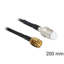 DELOCK HF SMA Stecker FME Buchse 200mm
