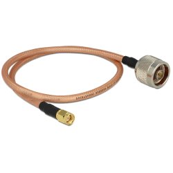 DELOCK HF N Stecker SMA Stecker 400mm RG-142 low loss