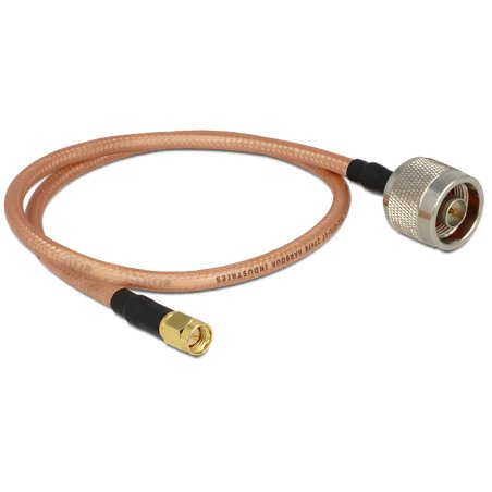 DeLOCK 88896 coaxial cable RG-142 0.4 m SMA