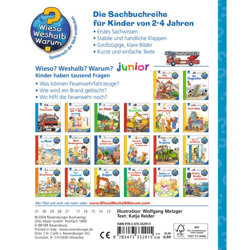 Wieso? Weshalb? Warum? junior, Band 2 - Die Feuerwehr