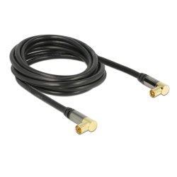DeLOCK 88916 câble coaxial RG-6/U 3 m IEC Noir