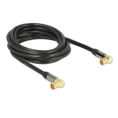 DeLOCK 88916 câble coaxial RG-6/U 3 m IEC Noir