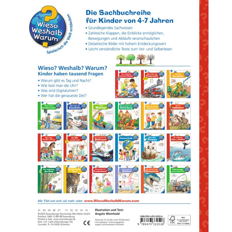 Ravensburger Why? Why? Why? (Vol. 25): The Clock and Telling Time