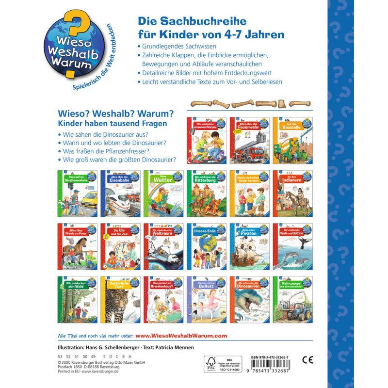 Wieso? Weshalb? Warum? Band 12 - Alles über Dinosaurier
