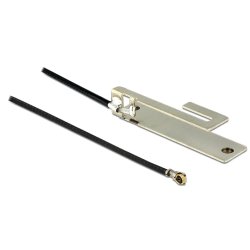 DELOCK Antenne WLAN MHF IV/HSC MXHP32 kompatibler Stecker 802.11 b/g/n PIFA 3 dBi 250mm intern