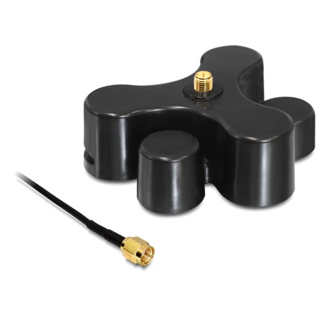 DeLOCK 88439 kit de support Noir Synthétique ABS