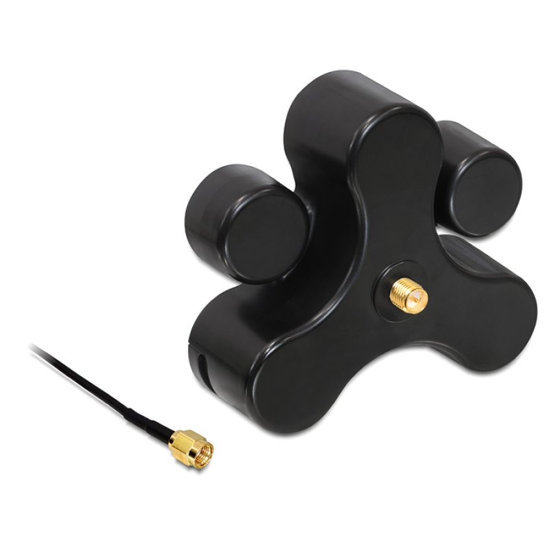 DELOCK Antennen Standfus RP-SMA Buchse schwarz
