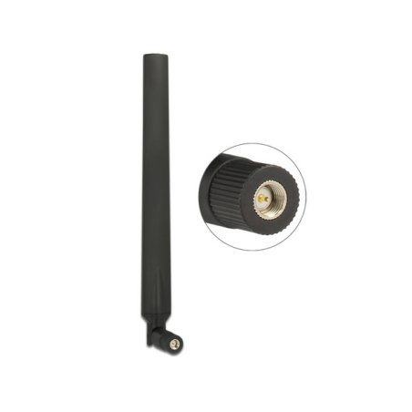 DELOCK Antenne LTE SMA 0 - 4 dBi omni Gelenk schwarz rotatable