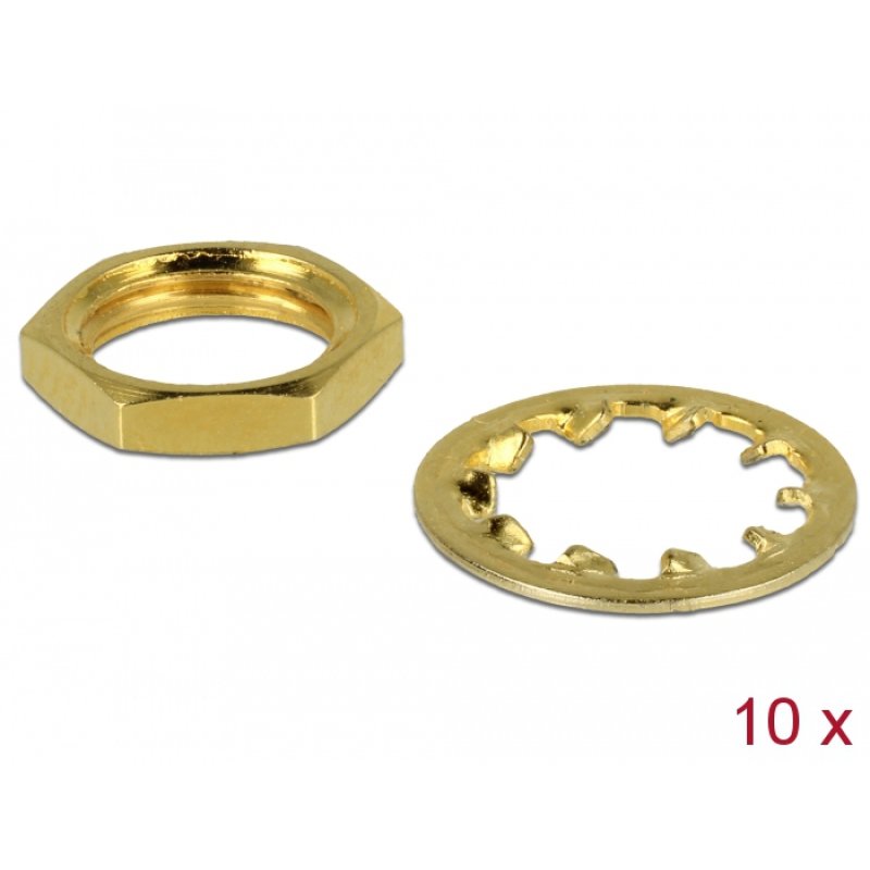 DeLOCK 89483 nut 10 pc(s)