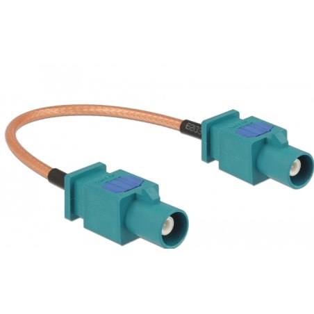 DeLOCK 89662 câble coaxial RG-316 0,15 m FAKRA Z Marron, Vert