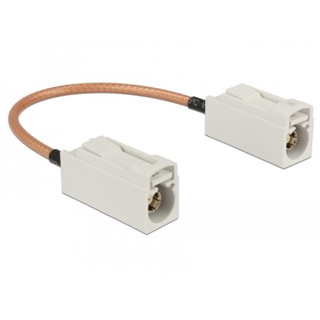 DeLOCK 89674 coaxial cable RG-316 0.15 m FAKRA B Brown, White