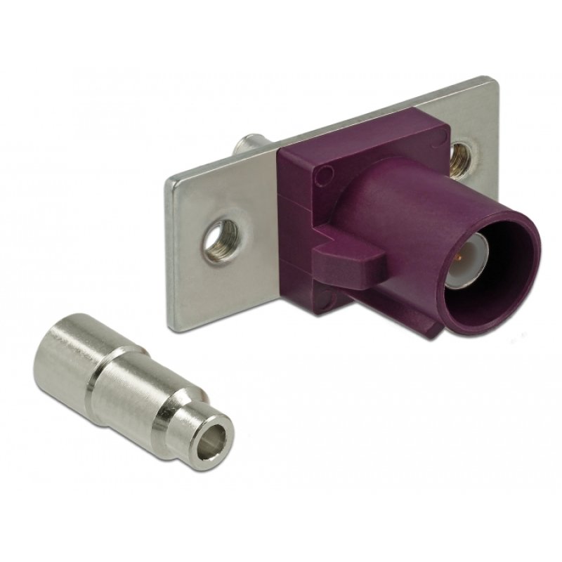 DELOCK FAKRA D Stecker Federpin zum Lten 2 vorgestanzte Lcher